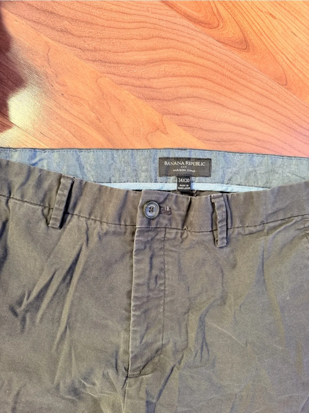 Men's Grey Chino Pants